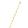 14K Yellow Gold Circles Necklace, 16.25 in