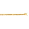 14K Yellow Gold Semi Solid Miami Cuban Chain, 4.5 mm