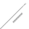 2.80mm chain in solid 14K white gold, view 2
