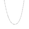 10K White Gold Singapore Chain