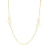 14K Yellow Gold Necklace Twistted