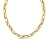 14K Yellow Gold Cable Necklace 9mm