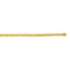 8.20mm cuban bracelet in solid 14K yellow gold, view 4