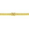 8.20mm cuban bracelet in solid 14K yellow gold, view 5