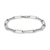 14K White Gold Paperclip Bracelet