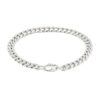 14K White Gold Cuban Bracelet