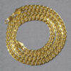 14K Yellow Gold Cuban Chain 7.00mm