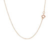 14K Rose Gold Cable Chain 0.68mm