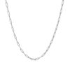 14K White Gold Paperclip Chain 1.50mm