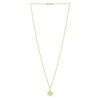 14K Yellow Gold Star of David Necklace