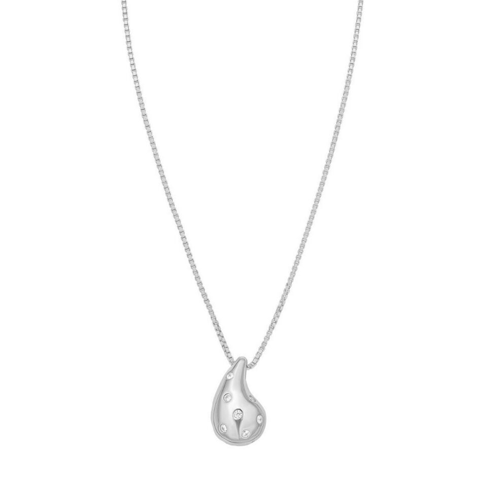 Sterling Silver, Rhodium Plated Necklace 10g