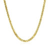 2.70mm franco round chain in solid 14K yellow gold