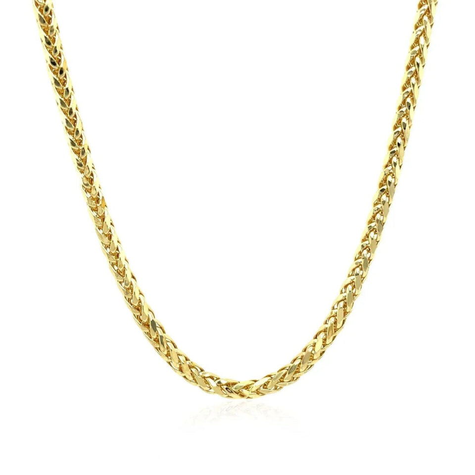 14K Yellow Gold Franco Round Chain 2.70mm