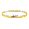 3.30mm bracelet in solid 14K yellow gold