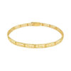 3.30mm bracelet in solid 14K yellow gold, view 3