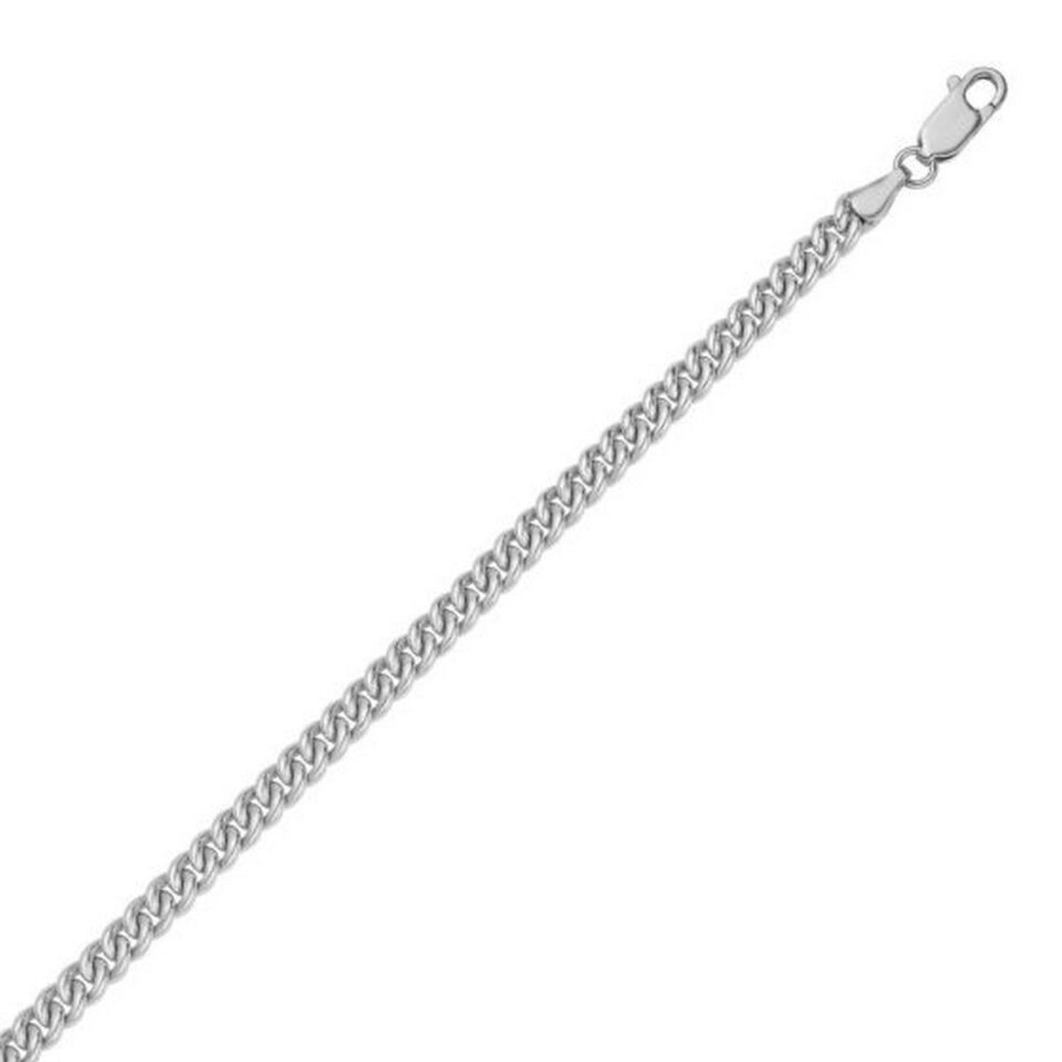Sterling Silver Rhodium Plated Vintage Puffed