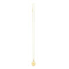14K Yellow Gold Star Oval Necklace