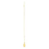 14K Yellow Gold Star Oval Necklace