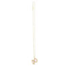 14K Yellow Gold Star Oval Necklace