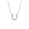 14K White Gold Lab-Grown Diamond Pendant