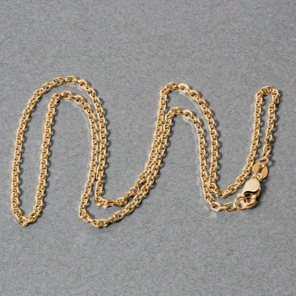 18K Yellow Gold Cable Chain 1.90mm