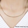 18K Yellow Gold Cable Chain 1.90mm