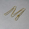 14K Yellow Gold Bead Chain 1.5mm