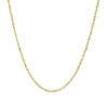 1.4 mm solid diamond-cut rope chain in solid 10K yellow gold