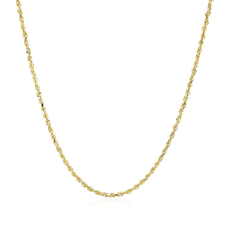 10K Yellow Gold Rope Chain 1.40mm