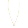 14K Yellow Gold Puffed Mini Clover Pendant