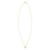 14K Yellow Gold Puffed Mini Clover Pendant