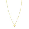 14K Yellow Gold Puffed Mini Clover Pendant