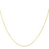 1.3mm cable chain in solid 14K yellow gold