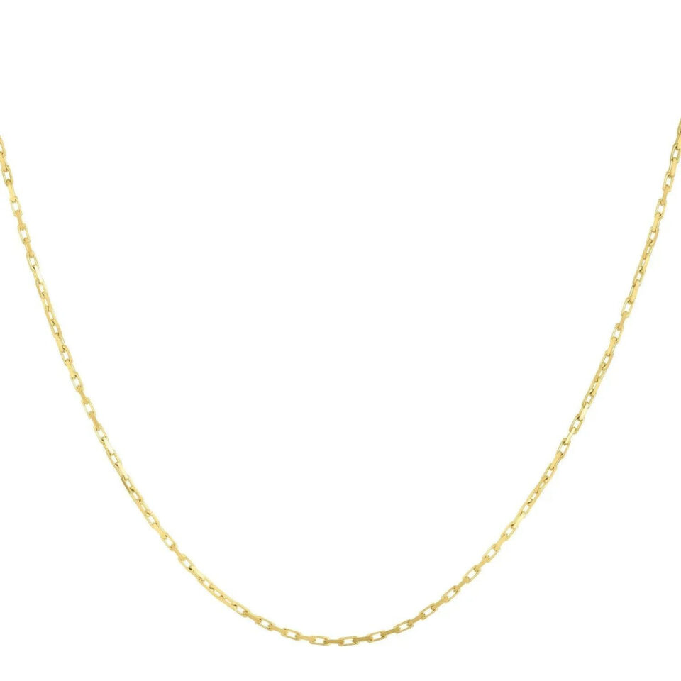 14K Yellow Gold Cable Chain 1.3mm