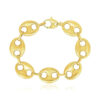 Mariner bracelet in solid 14K yellow gold