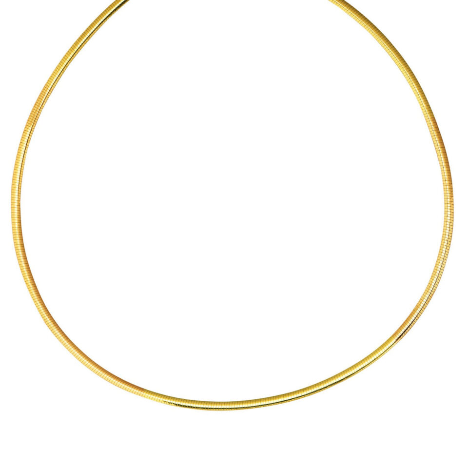 14K Yellow Gold And Silver Reversible Omega