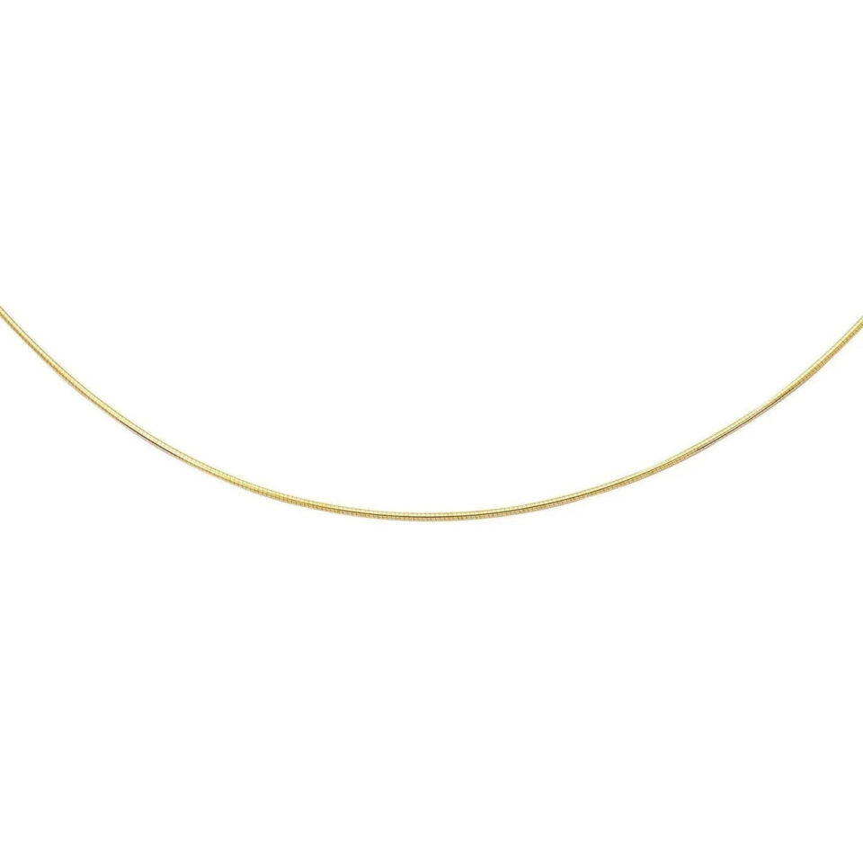 14K Yellow Gold Round Necklace