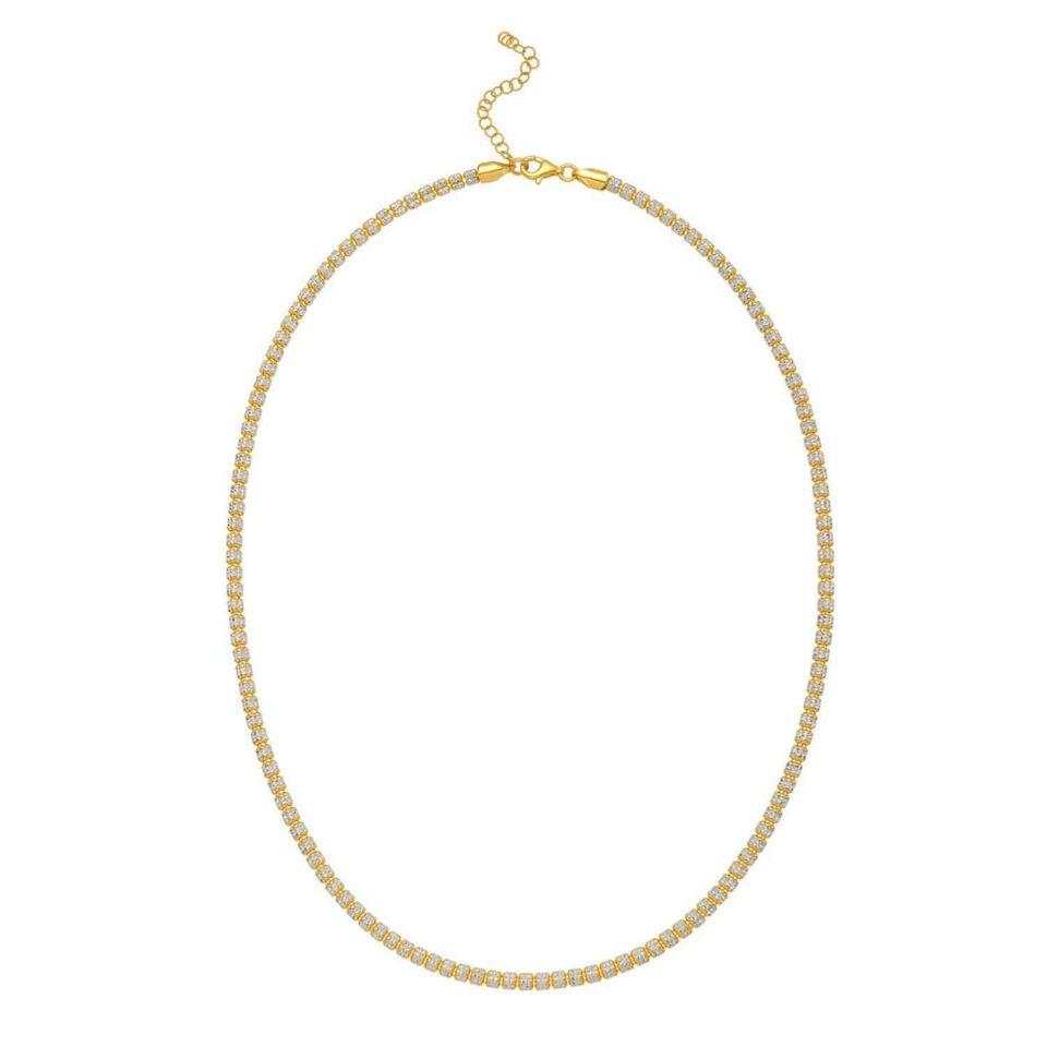 Sterling Silver, Gold Plated Chain