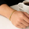 14K Yellow Gold Cuban Bracelet
