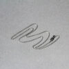 14K White Gold Pendant 0.90mm