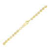 Moon bead bracelet in solid 14K yellow gold, view 3