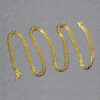 14K Yellow Gold Semi Solid Miami Cuban Chain, 5 mm