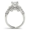 14K White Gold Lab-Grown Diamond Engagement Ring 1 3/4cttw