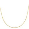 1.9 mm french cable chain in solid 14K yellow gold