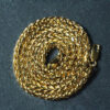 4.1mm franco round chain in solid 14K yellow gold, view 6