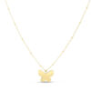 14K Yellow Gold Papillon Butterfly Necklace