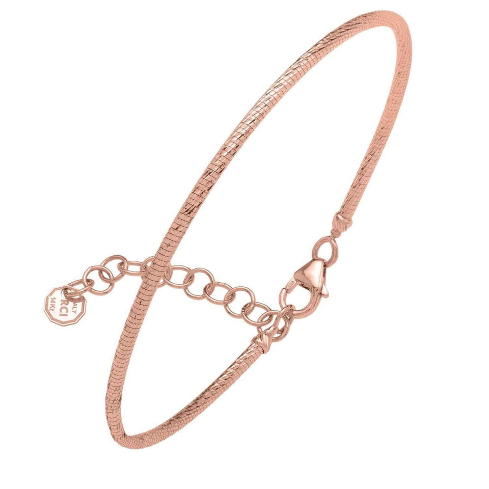 14K Rose Gold Bangle