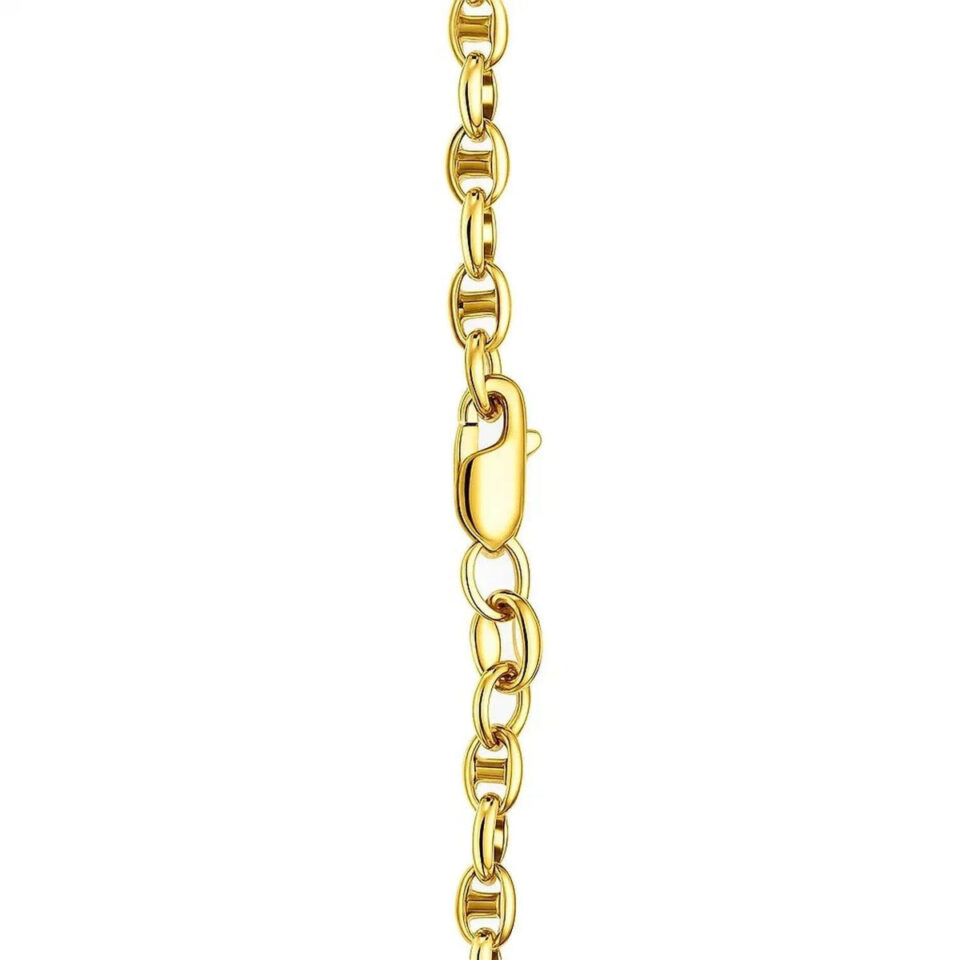 14K Yellow Gold Lite Anchor Chain, 3 mm