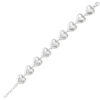 Sterling Silver, Rhodium Plated Bracelet