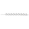 Sterling Silver, Rhodium Plated Bracelet